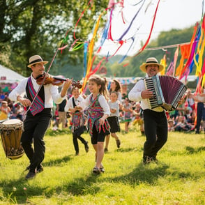 British and Germanic Folk Music for Kindergarten Kids
