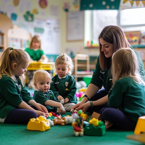 babies start nursery in London